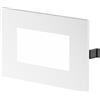 Gea luce GES2130- SEGNAPASSI POLICARBONATO BIANCO A LED 3000-4000-5000K 250-280-270LM 3W IP54 DA INCASSO