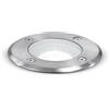 Gea luce GES270- SEGNAPASSI IN ACCIAIO INOSSIDABILE E ALLUMINIO CALPESTABILE AD INCASSO ATTACCO GU10 D.12CM