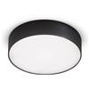 Gea luce GPL270C- PLAFONIERA IN ALLUMINIO NERA A LED 3000K 1200LM 16W D.17,5CM