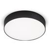 Gea luce GPL271C- PLAFONIERA IN ALLUMINIO NERA A LED 3000K 1500LM 20W D.21CM