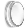 Gea luce GES291- PLAFONIERA PER ESTERNI 2 LUCI ATTACCO E27 IN ALLUMINIO IP54 D.28CM GRIGIO ALLUMINIO