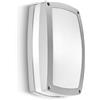 Gea luce GES301- PLAFONIERA 29CM PER ESTERNO IP54 2 LUCI ATTACCO E27 COLORE GRIGIO ALLUMINIO