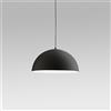 Gea luce BONELLA S/P - LAMPADARIO A SOSPENSIONE D.50CM 1 LUCE ATTACCO E27 IN ALLUMINIO COLORE NERO