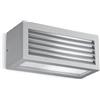 Gea luce GES311- APPLIQUE 1 LUCE ATTACCO E27 IP4 COLORE GRIGIO ALLUMINIO L.25XH.10,8CM