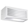 Gea luce GES313- APPLIQUE 1 LUCE ATTACCO E27 IP4 COLORE BIANCO L.25XH.10,8CM