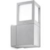 Gea luce GES340- APPLIQUE PER ESTERNI 1 LUCE ATTACCO E27 IP54 GRIGIO ALLUMINIO