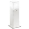 Gea luce GES401- PALETTO ALLUMINIO 1 LUCE ATTACCO E27 COLORE BIANCO H.30CM