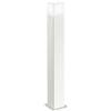Gea luce GES402- PALETTO ALLUMINIO 1 LUCE ATTACCO E27 COLORE BIANCO H.70CM