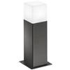 Gea luce GES411- PALETTO ALLUMINIO 1 LUCE ATTACCO E27 COLORE GRIGIO ANTRACITE H.30CM