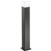 Gea luce GES412- PALETTO ALLUMINIO 1 LUCE ATTACCO E27 COLORE GRIGIO ANTRACITE H.70CM