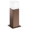 Gea luce GES421- PALETTO ALLUMINIO 1 LUCE ATTACCO E27 COLORE RUGGINE H.30CM