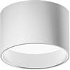 Gea luce GPL330C- FARETTO LED IN ALLUMINIO BIANCO SATINATO 3000K 636LM 8W D.9CM