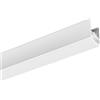 Gea luce BRASILIA 2MT - SISTEMA MODULARE SEZIONABILE SOFFITTO/PARETE/SOSPENSIONE MT2 BIANCO OPACO