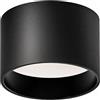 Gea luce GPL331C- FARETTO LED IN ALLUMINIO NERO SATINATO 3000K 616LM 8W D.9CM