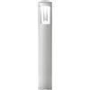 Gea luce GES481- PALETTO GRIGIO METALLIZZATO 1 LUCE ATTACCO GX53 IP54 H.80CM