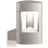 Gea luce GES482- APPLIQUE 1 LUCE ATTACCO GX53 GRIGIO METALLIZZATO H.20CM IP54