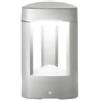 Gea luce GES483- PALETTO IN ALLUMINIO 1 LUCE ATTACCO GX53 GRIGIO METALLIZZATO H.20CM