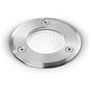 Gea luce GES544- SEGNAPASSI IN ALLUMINIO E ACCIAIO AISI 306 LED 4000K 785LM 9W TONDO