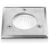 Gea luce GES545- SEGNAPASSI IN ALLUMINIO E ACCIAIO AISI 306 LED 4000K 785LM 9W QUADRATO