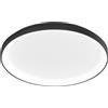 Gea luce KRIZIA P/G PLAFONIERA LED 3000K 3900LM 50W DIMMERABILE D.58CM IN ALLUMINIO NERO