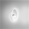 Gea luce DIVA A - APPLIQUE LED BIANCO IN ALLUMINIO DIMMERABILE 3000K 1470LM 20W