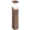 Gea luce GES620- PALETTO RUGGINE 1 LUCE ATTACCO E27 IP44 ALLUMINIO 60CM