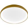 Gea luce KRIZIA P/M PLAFONIERA LED 3000K 3200LM 38W DIMMERABILE D.48CM IN ALLUMINIO ORO