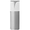 Gea luce GES720- PALETTO H.30CM D.9CM GRIGIO METALLIZZATO 1 LUCE ATTACCO E27 IP44