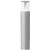 Gea luce GES721- PALETTO H.50CM D.9CM GRIGIO METALLIZZATO 1 LUCE ATTACCO E27 IP44