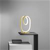 Gea luce DIVA L - LAMPADA DA TAVOLO COLORE ORO A LED 3000K 680LM 17W DIMMERABILE