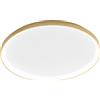 Gea luce KRIZIA P/X PLAFONIERA LED 3000K 5600LM 80W DIMMERABILE D.98CM IN ALLUMINIO ORO
