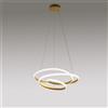 Gea luce DIVA S/G - LAMPADARIO A SOSPENSIONE COLORE ORO A LED 3000K 2350LM 47W DIMMERABILE D.65CM