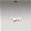 Gea luce DIVA S/P - LAMPADARIO A SOSPENSIONE COLORE ORO A LED 3000K 1950LM 39W DIMMERABILE