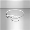 Gea luce DIVA S/P - LAMPADARIO A SOSPENSIONE COLORE TITANIO A LED 3000K 1950LM 39W DIMMERABILE