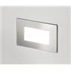 Gea luce GES811- SEGNAPASSI SOLO CON SENSORE PER SCATOLA 503 A LED 3000K 200LM 2W BIANCO-NICKEL