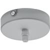 Gea luce GSOB15- ROSONE 1 FORO GRIGIO CEMENTO IN METALLO PIU' ACCESSORI INCLUSI D.10CM