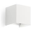 Gea luce GES860C- APPLIQUE BIANCO A LED 2 LUCI BIEMISSIONE 3000K 590LM 2X5W IP54