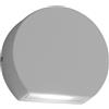 Gea luce GES892C- SEGNAPASSI GRIGIO ALLUMINIO A LED 3000K 470LM 5W IP54 9,8CM ALLUMINIO E VETRO