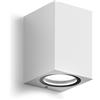 Gea luce GES910- APPLIQUE BIANCO 1 LUCE ATTACCO GU10 IP44 6,8X10CM QUADRATO