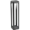 Gea luce GES950- PALETTO LED 4000K 838LM 13W GRIGIO ANTRACITE IP65 50CM