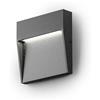 Gea luce GES980- SEGNAPASSI GRIGIO ANTRACITE A LED 4000K 147LM 3W IP65 10,5CM