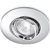 Gea luce GFA002- FARETTO AD INCASSO ALLUMINIO FINITURA CROMO 1 LUCE ATTACCO GU10 ORIENTABILE