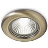 Gea luce GFA013- FARETTO DA INCASSO IN METALLO COLORE BRUNITO 1 LUCE ATTACCO GU10 D.8,2CM