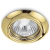 Gea luce GFA015- FARETTO DA INCASSO IN METALLO COLORE ORO 1 LUCE ATTACCO GU10 D.8,2CM