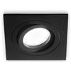 Gea luce GFA042- FARETTO QUADRATO IN ALLUMINIO ORIETABILE COLORE NERO 9,4CM ATTACCO GU10 DA INCASSO