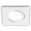 Gea luce GFA051- FARETTO QUADRATO IN ALLUMINIO ORIETABILE COLORE BIANCO 8,4CM ATTACCO GU10 DA INCASSO