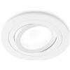 Gea luce GFA091- FARETTO TONDO IN ALLUMINIO ORIETABILE COLORE BIANCO OPACO 9,3CM ATTACCO GU10 DA INCASSO