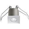 Gea luce GFA1092C- FARETTO DA INCASSO ANTIABBAGLIO A LED 3000K 230LM 3W BIANCO QUADRATO