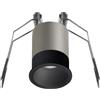Gea luce GFA1101C- FARETTO AD INCASSO OTTICA RIENTRATA A LED 3000K 230LM 3W D.3,5CM NERO
