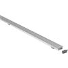 Gea luce GSTP121- PROFILO IN ALLUMINIO SEZIONABILE INCASSO SU CARTONGESSO PIU DIFFUSORE COLORE GRIGIO SENZA LED DA ACQUISTARE SEPARATAMENTE MT2